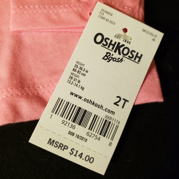 NWT...OSHKOSH Originals.    2T girl - Picture 4 of 5